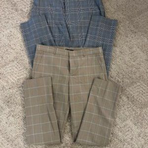 Lot of 2 BANANA REPUBLIC Ryan Dress Pants Size 6